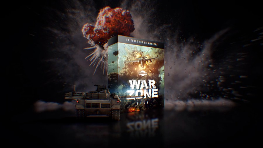 Bigfilms – WARZONE Pack 538组飞机坦克战斗机直升机导弹火焰爆炸战争特效合成4K视频素材+透明背景通道 , 第1张