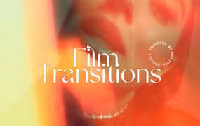 Film Transitions 20个复古老电影胶片燃烧损伤漏光视频剪辑叠加转场过渡+音效