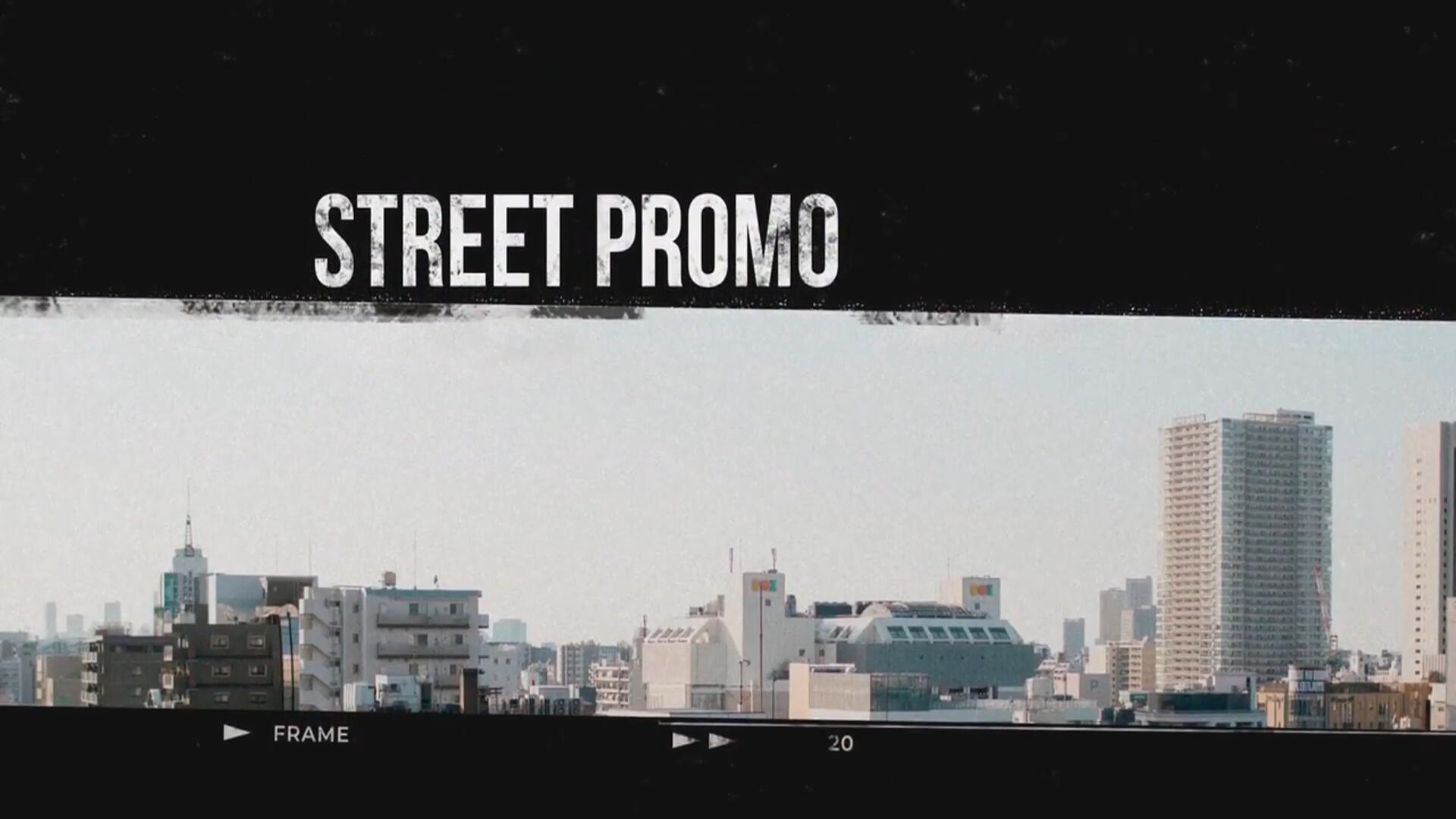 AE模板：复古街头艺术胶片边框接头运动时尚作品集开场片头 Street Promo | Urban Style Opener , 第9张