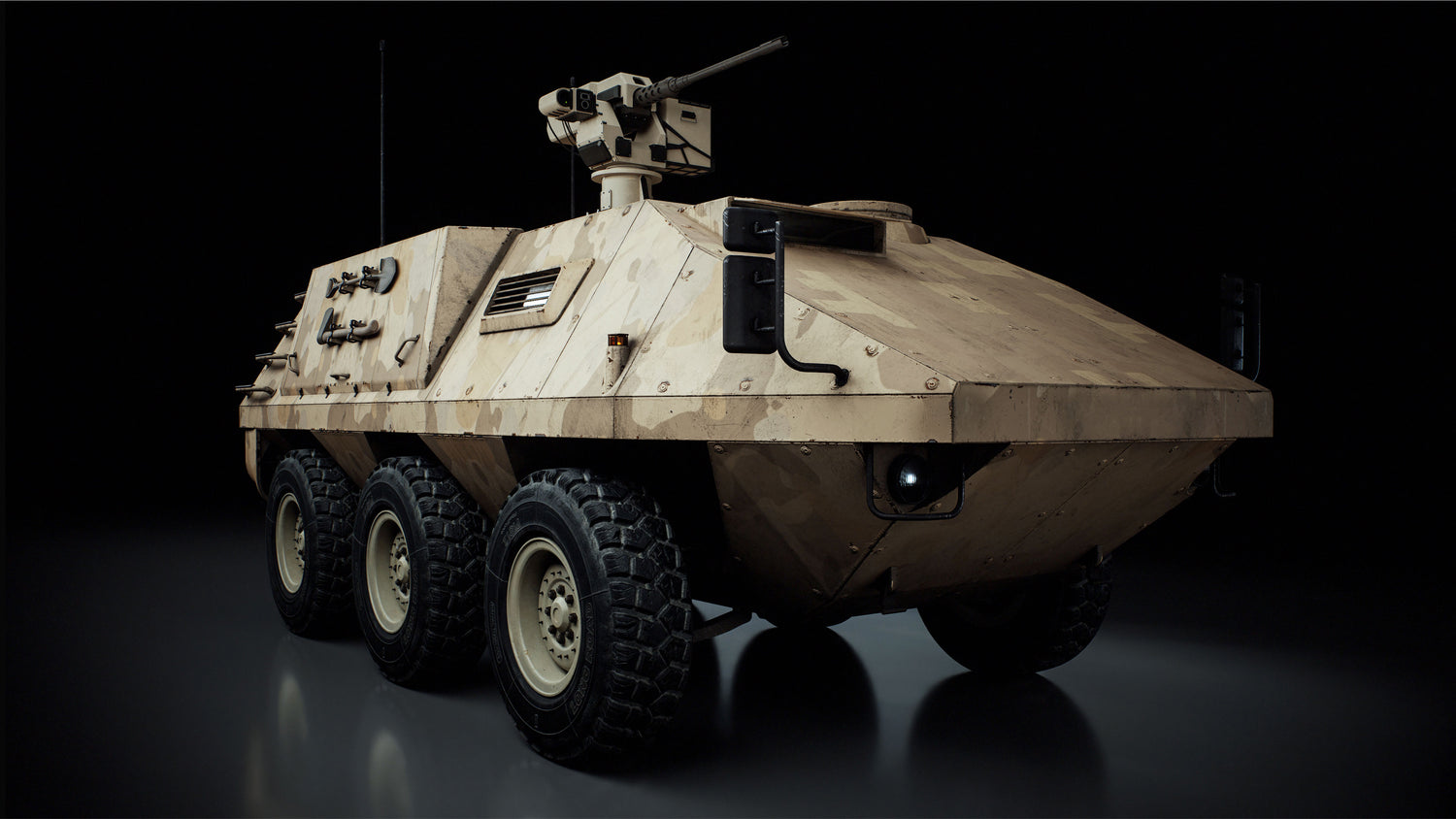 Blender军事装甲运输车侦察车补给车战斗直升机3D模型 KitBash3D – Warzone Transport Vehicles , 第2张