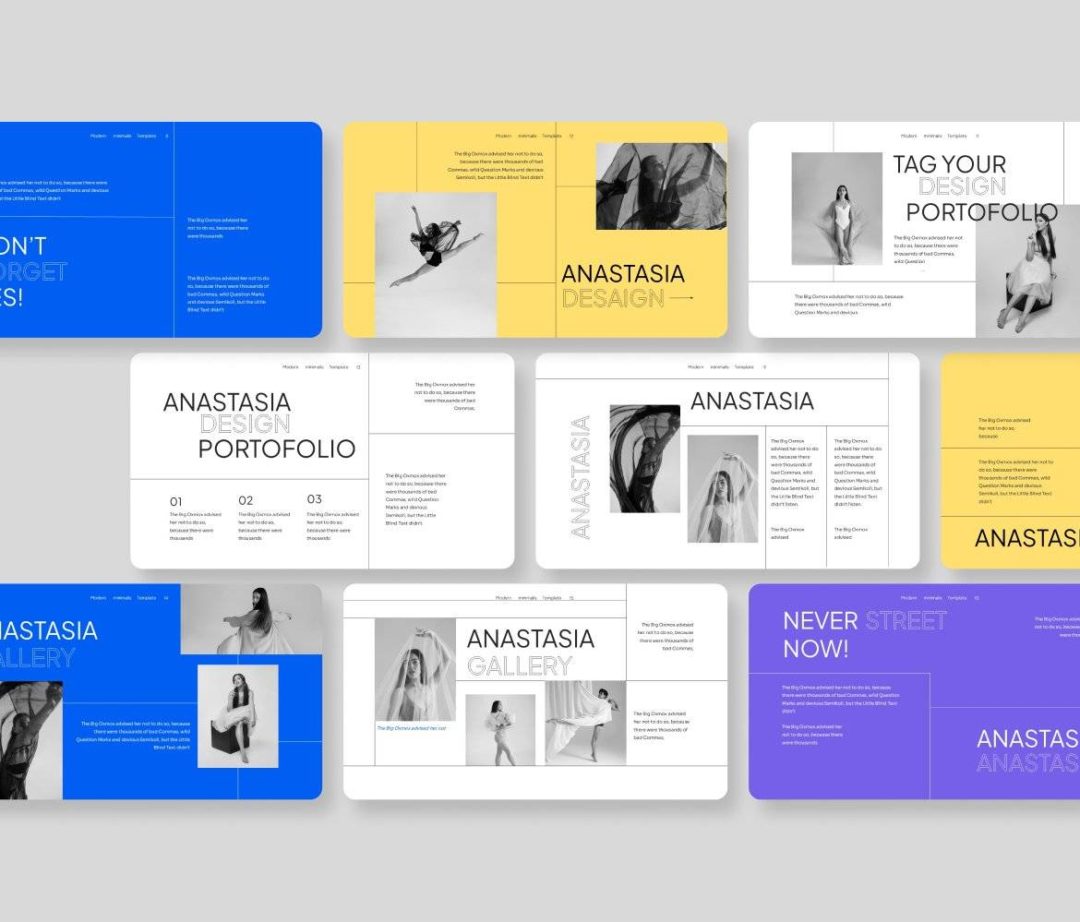 优雅创意品牌营销策划演示文稿设计ppt模版 Anastasia Multipurpose PowerPoint Template 幻灯图表 第3张