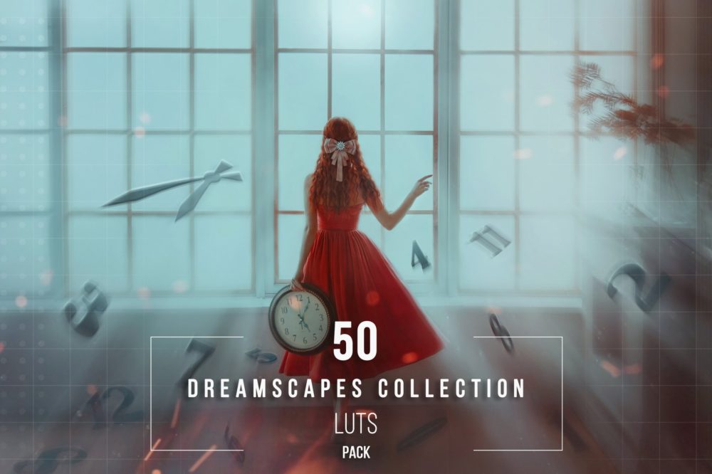 好莱坞电影质感肖像婚礼摄影照片视频调色Lightroom&LUT预设 50 Dreamscapes LUT and Presets Collection 插件预设 第1张