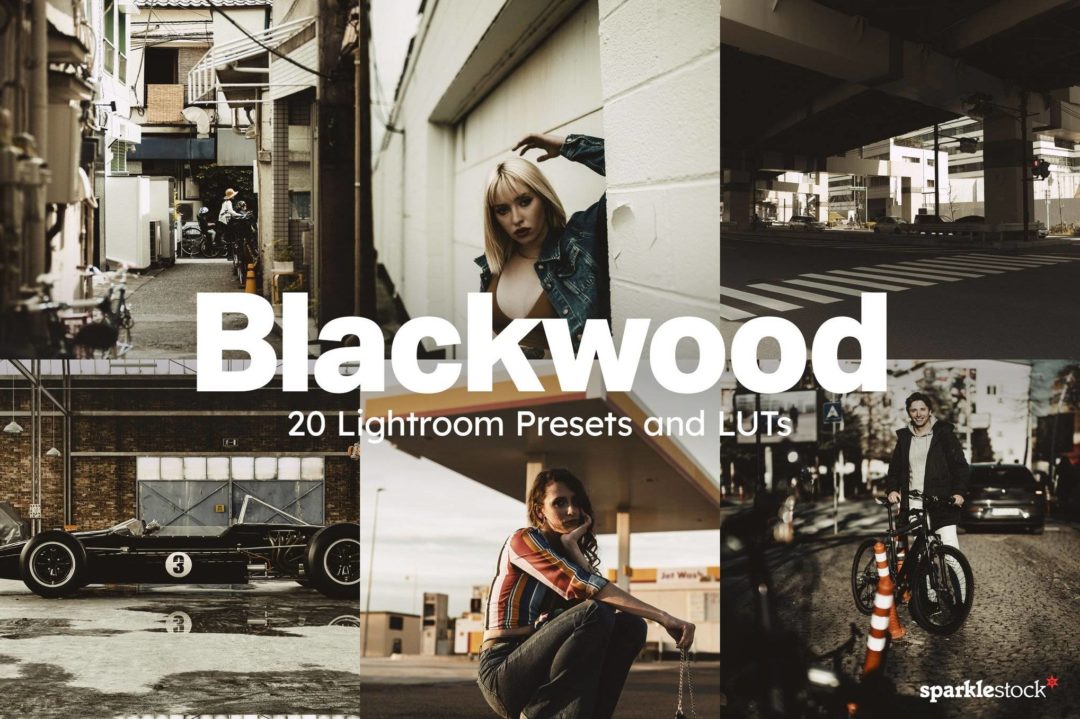 20组黑暗都市景观摄影照片调色Lightroom&LUTs预设 20 Blackwood Lightroom Presets and LUTs 插件预设 第1张