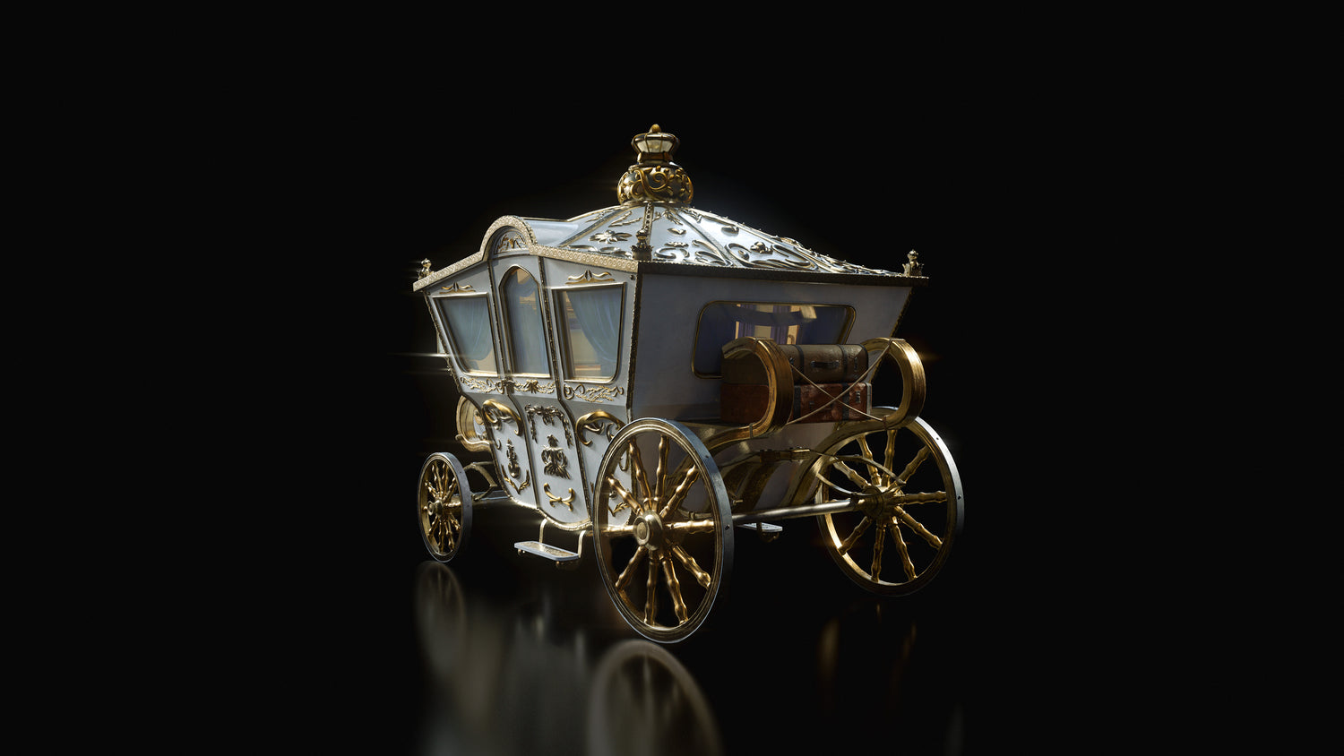 童话冒险奇幻乌托邦风格交通工具3D模型Blender/UE/FBX格式素材 KitBash3D – Enchanted Vehicles 样机素材 第5张