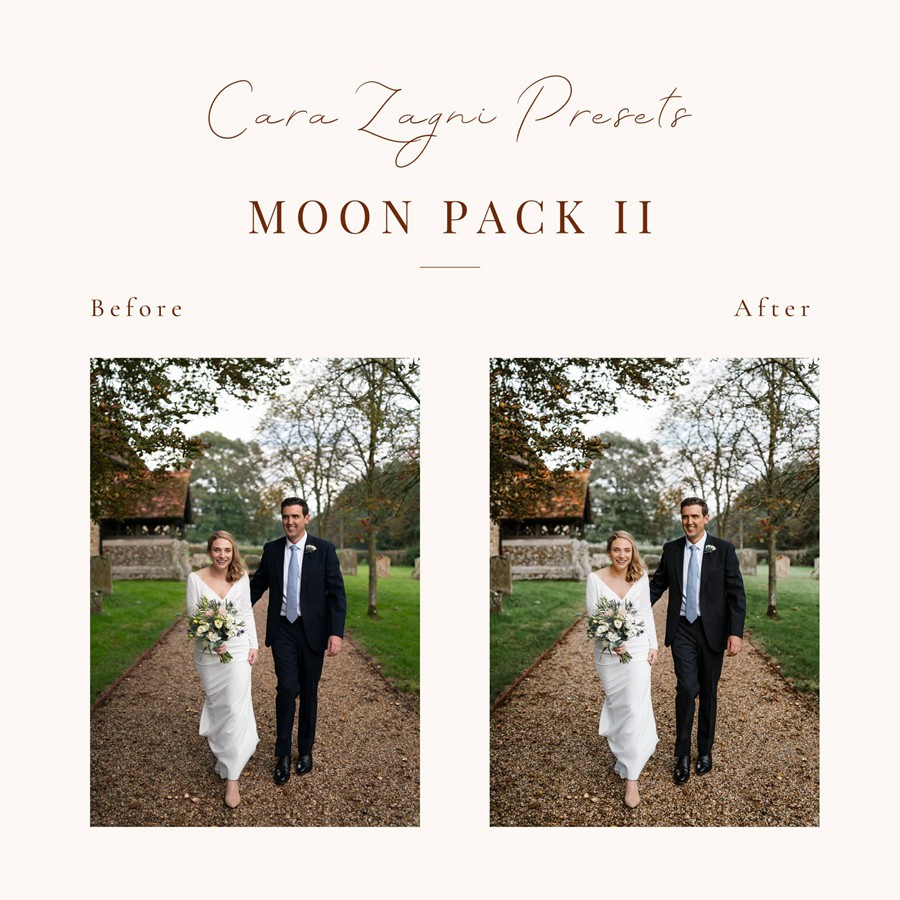 婚礼摄影大师清新跟拍调色预设 Cara Zagni Presets – Moon Pack II 插件预设 第1张