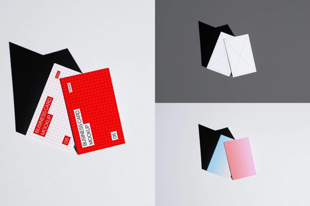 10款真实商务名片卡片LOGO设计贴图PSD样机模板素材 10 Business Card Mockups Bundle , 第7张