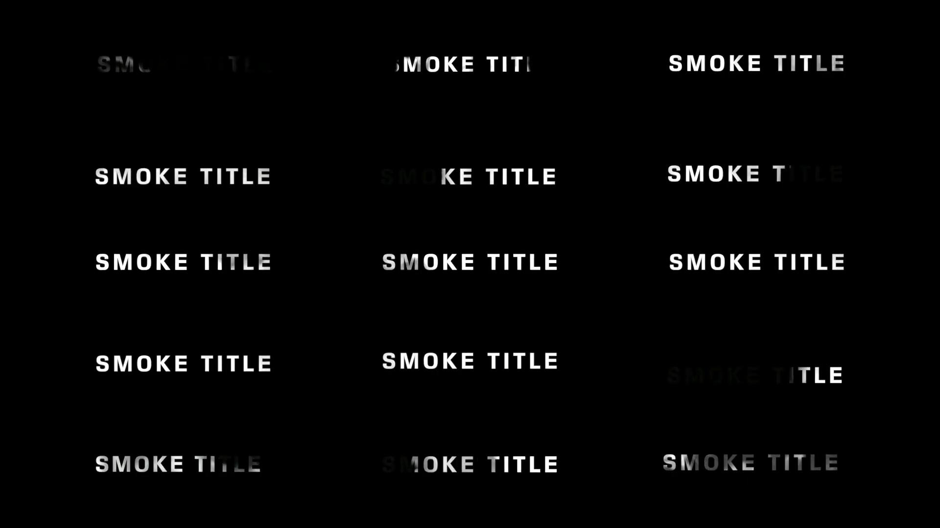 FCPX插件：19个烟雾缓缓淡入淡出开场文字标题字幕动画 Cinematic Smoke Titles Pack - Ryan Nangle , 第2张