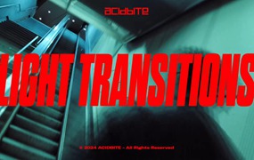 Acidbite – Light Transitions 101种王家卫慢快门风格多彩闪光灯光火焰光效4K视频转场过渡+音效