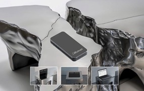 高级工业风iPhone手机iPad平板MacBook电脑演示效果图Ps贴图样机模板 Metal Cube Pack