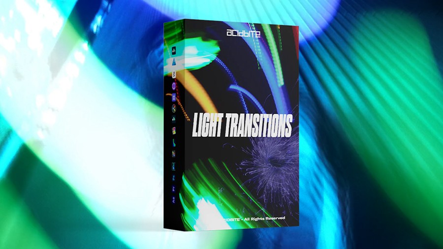 Acidbite - Light Transitions 100多种4K彩色灯光/火焰慢快门光效转场过渡+音效 影视音频 第1张