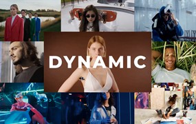 Dynamic Promo Opener 多屏视频开场广告快闪节奏转场过渡达芬奇模板