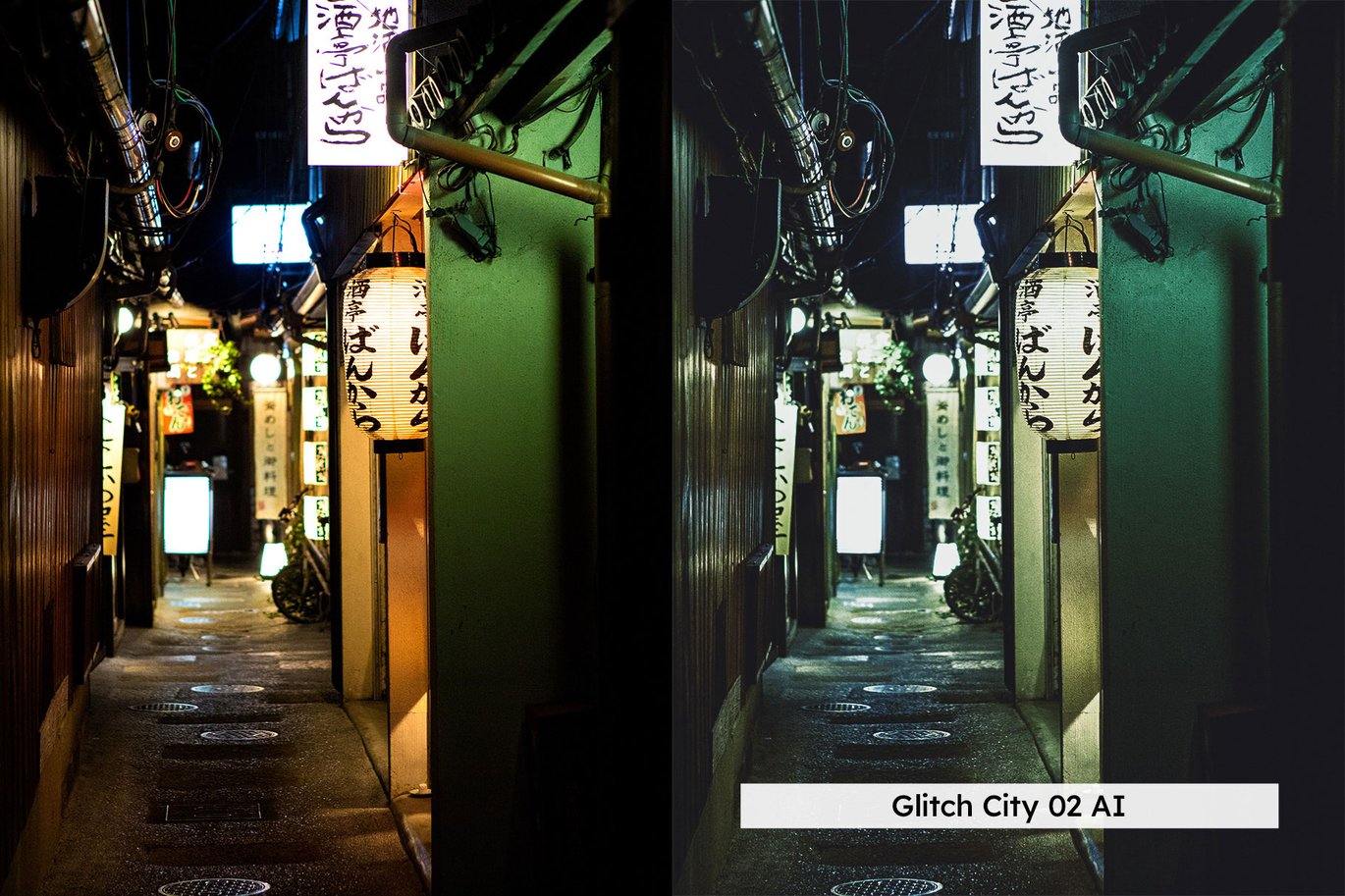 20组反乌托邦绿色调夜景扫街摄影照片调色Lightroo&LUTs预设包 20 Neon Dreams Lightroom Presets and LUTs , 第7张