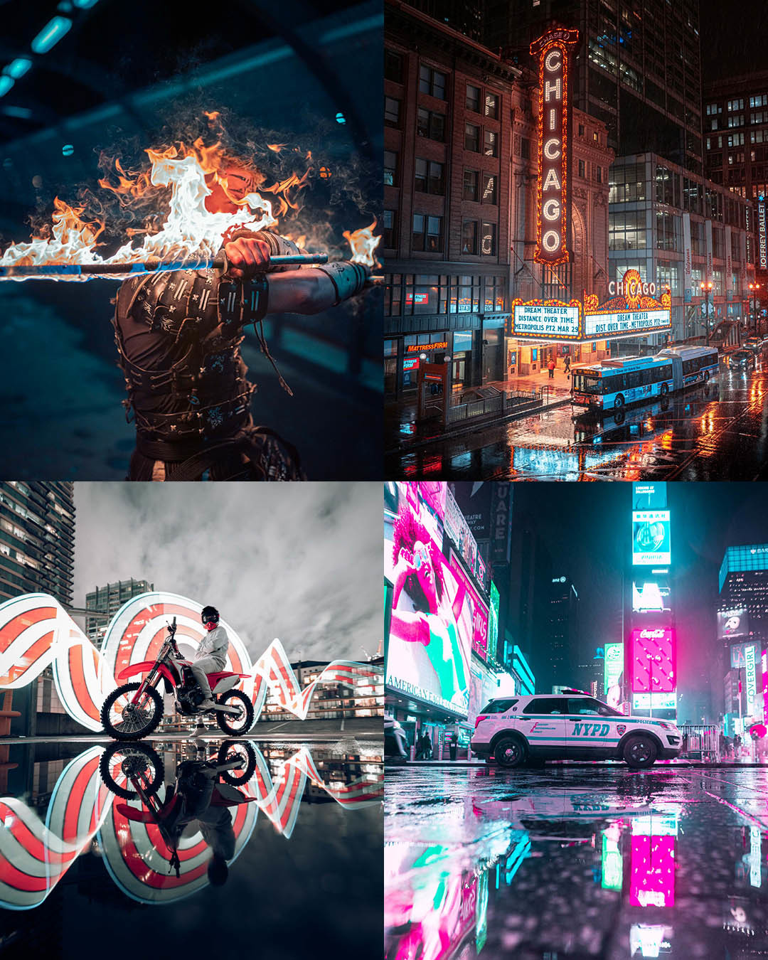 霓虹灯效果温暖色调城市夜景旅行摄影照片调色Lightroom预设 Hayden Pedersen Universal Preset Pack , 第5张