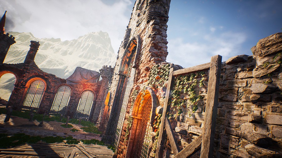 UE模型 奇幻中世纪欧洲城堡建筑3D模型设计素材 Unreal Engine – Fantasy Medieval Castle Kit 样机素材 第1张