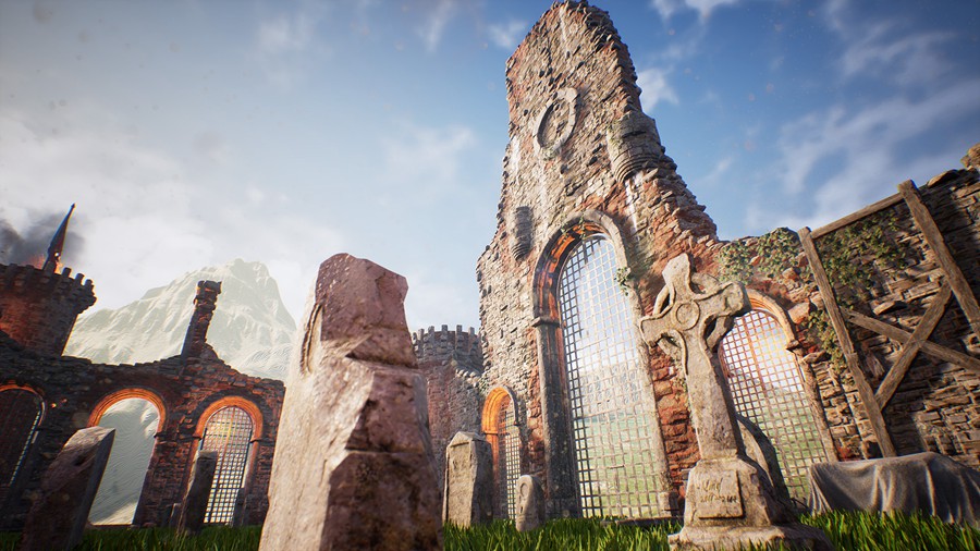 UE模型 奇幻中世纪欧洲城堡建筑3D模型设计素材 Unreal Engine – Fantasy Medieval Castle Kit 样机素材 第6张