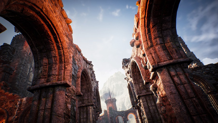 UE模型 奇幻中世纪欧洲城堡建筑3D模型设计素材 Unreal Engine – Fantasy Medieval Castle Kit 样机素材 第8张