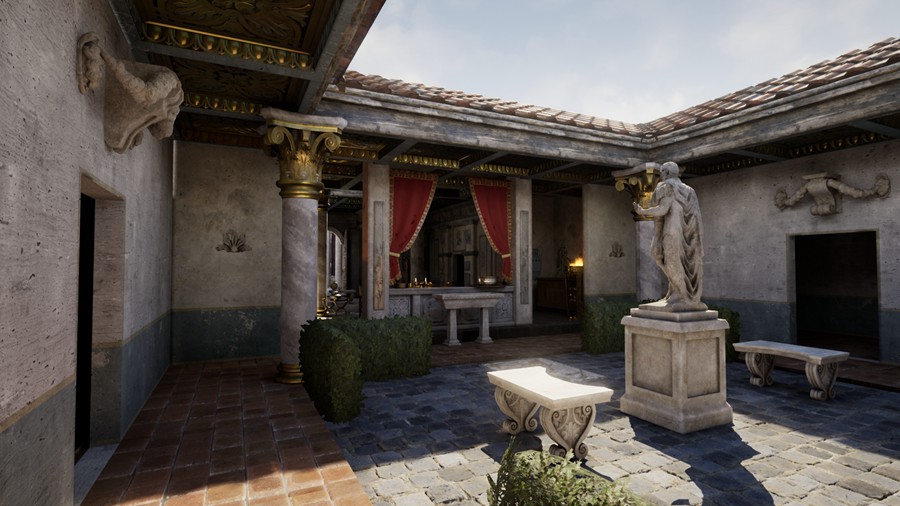 UE模型 古典罗马建筑室内环境3D模型素材 Unreal Engine Rome Fantasy Pack II 样机素材 第5张