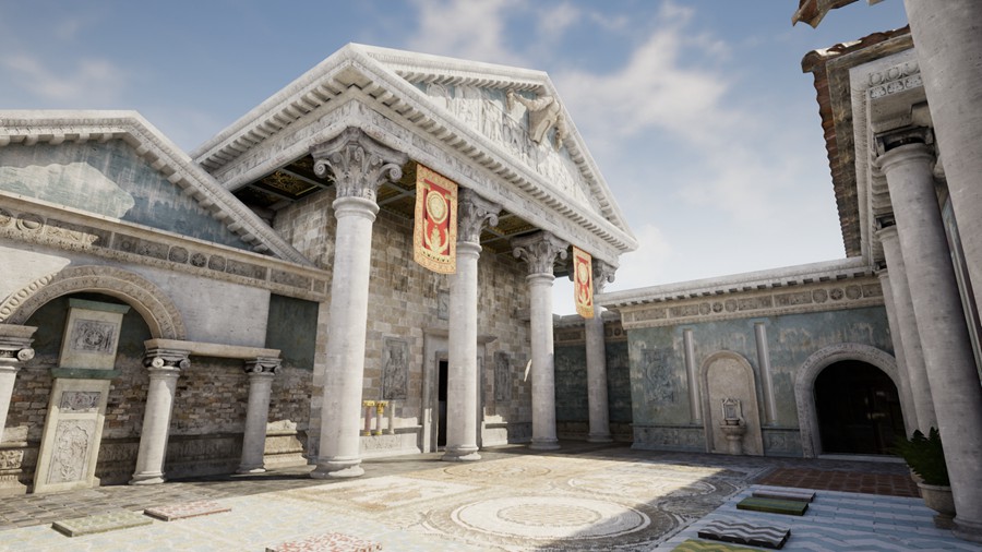 UE模型 古典罗马建筑室内环境3D模型素材 Unreal Engine Rome Fantasy Pack II 样机素材 第7张