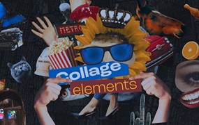 一组40个创意拼贴定格动画 Creative Collage Pack with Intro and 4 Stories | FCPX | AE模板