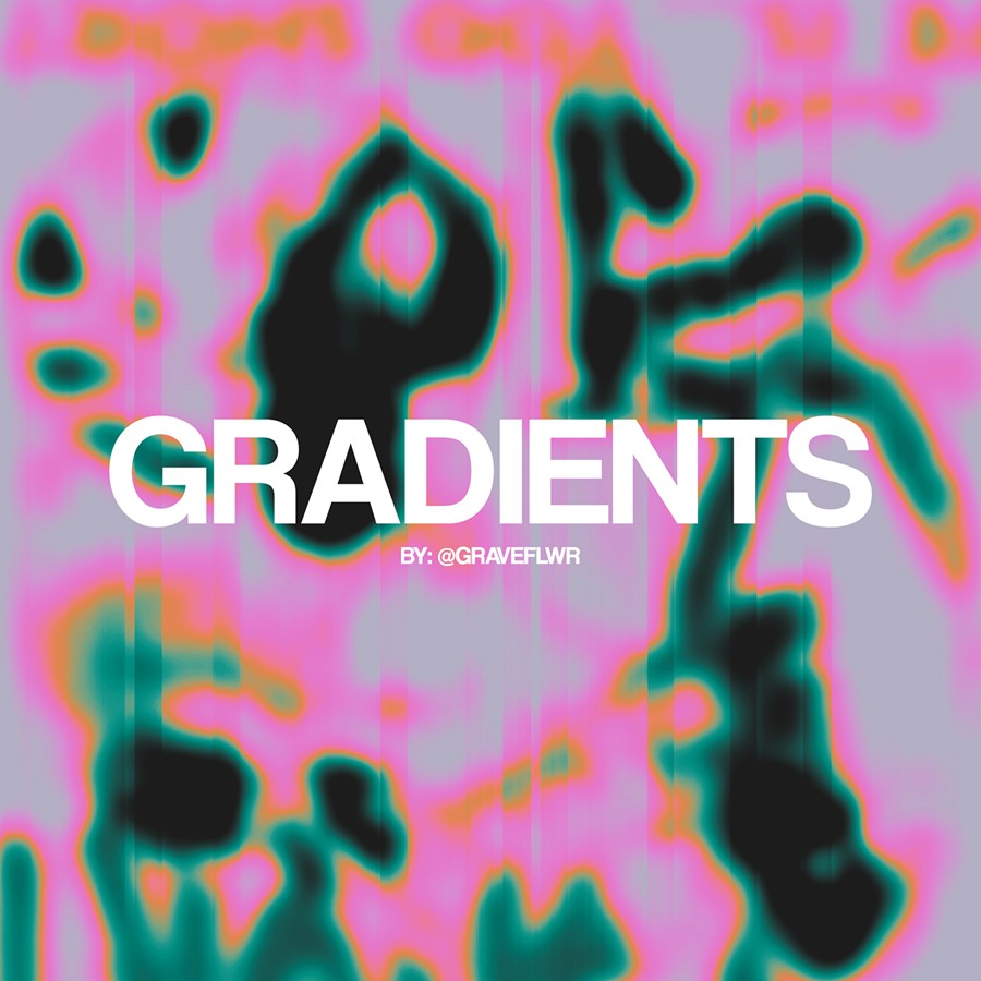 16款时尚热像仪感应酸性海报封面设计PS渐变预设包 Gradient Pack Vol.1 插件预设 第1张