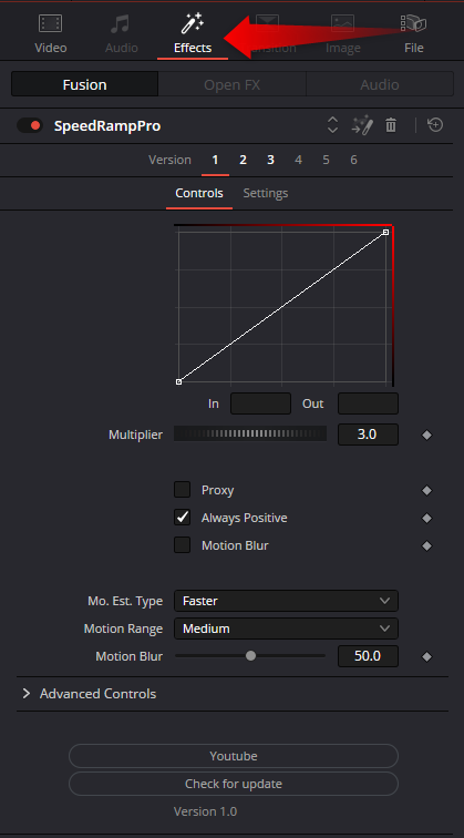 达芬奇插件 专业解决视频速度斜坡变速视频特效插件 Speed Ramp Pro for Davinci Resolve 插件预设 第2张