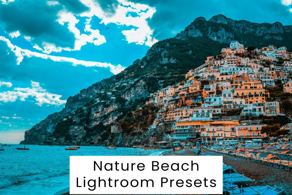 复古怀旧赛博朋克皮肤润饰摄影照片调色Lightroom预设 Nature Beach Lightroom Presets 插件预设 第1张