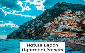 复古怀旧赛博朋克皮肤润饰摄影照片调色Lightroom预设 Nature Beach Lightroom Presets