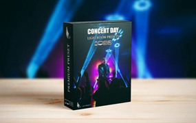 8组霓虹灯效果音乐会人像摄影照片调色Lightroom预设 Concert Lightroom Presets