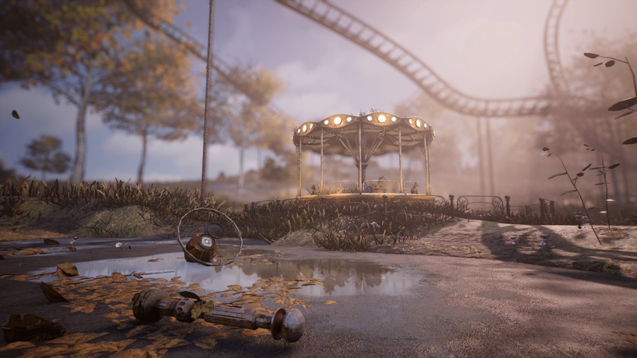 UE模型 苏联时代废弃儿童游乐场摩天轮场景3D模型素材 Unreal Engine Abandoned Amusement Park 样机素材 第5张