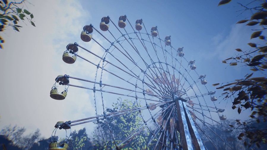 UE模型 苏联时代废弃儿童游乐场摩天轮场景3D模型素材 Unreal Engine Abandoned Amusement Park 样机素材 第14张