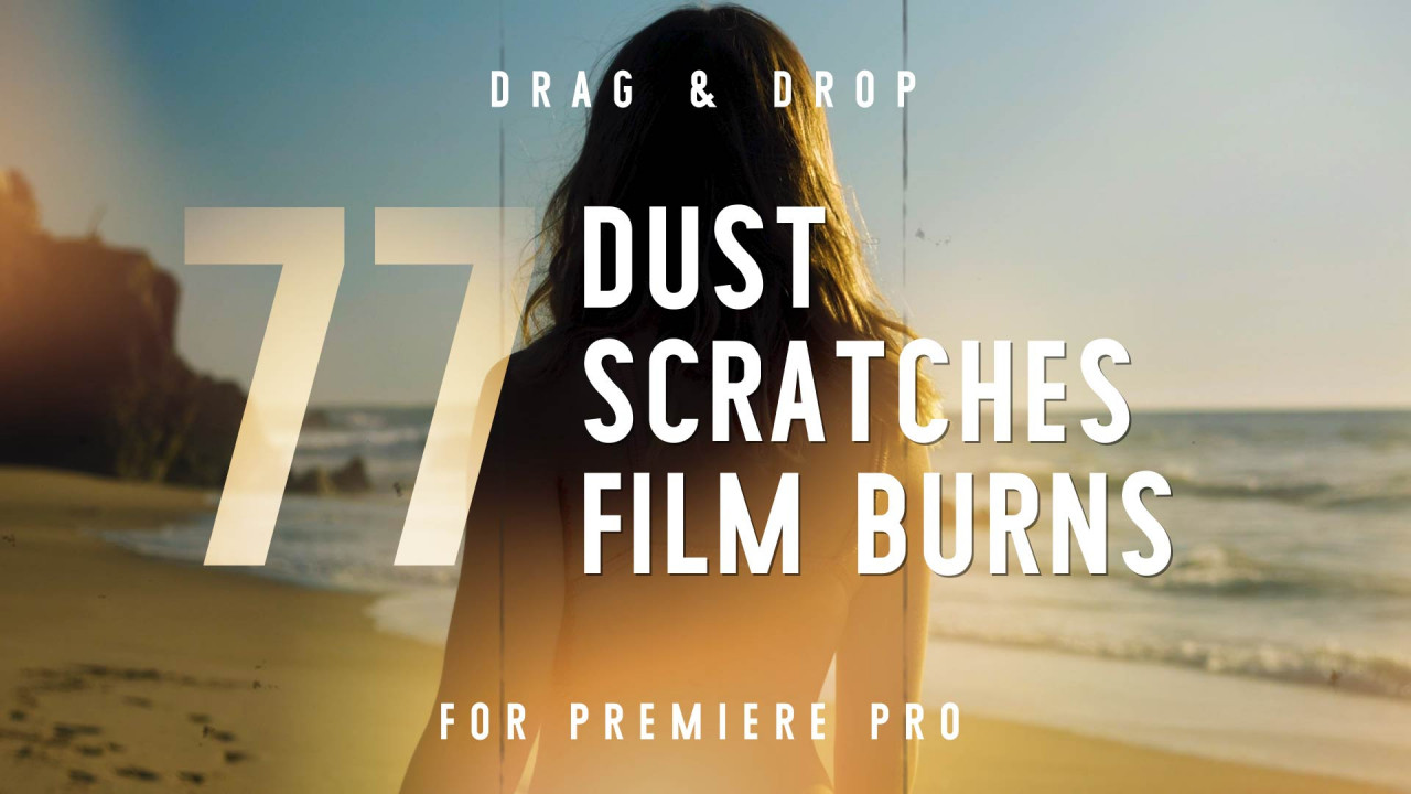 PR模板：4K胶片灰尘划痕烧伤PR模板 Dust, Scratches And Film Burns 影视音频 第1张