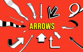 22个卡通箭头标题动画PR模板 Cartoon Arrows And Titles