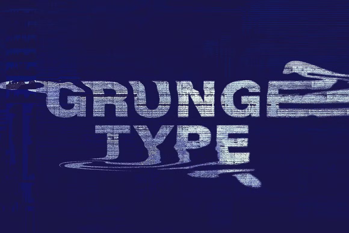 街头风格垃圾粗糙扭曲变形文字效果Photoshop模板 Street Style Grunge Text Effects 插件预设 第8张