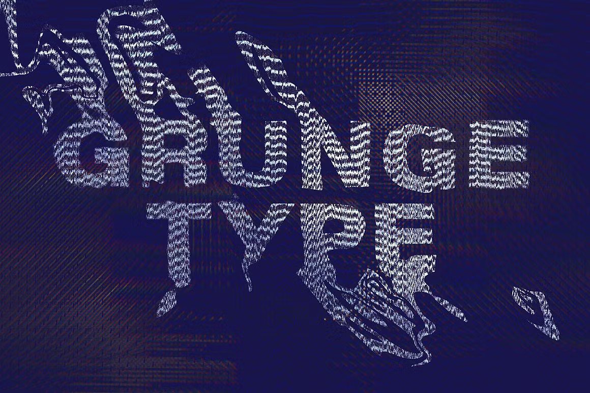 街头风格垃圾粗糙扭曲变形文字效果Photoshop模板 Street Style Grunge Text Effects 插件预设 第9张