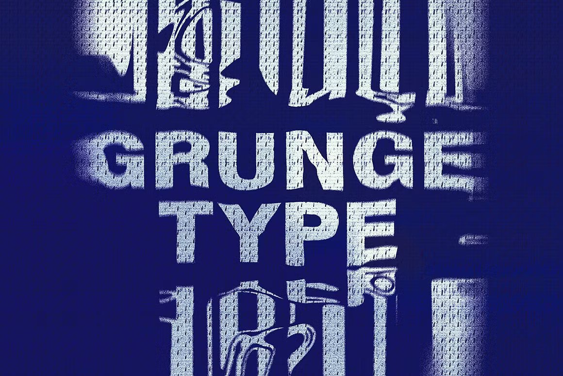 街头风格垃圾粗糙扭曲变形文字效果Photoshop模板 Street Style Grunge Text Effects 插件预设 第10张