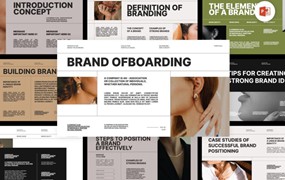 现代简约品牌营销策划演示文稿设计ppt+keynote模版 Brand Offboarding – PowerPoint+Keynote Template