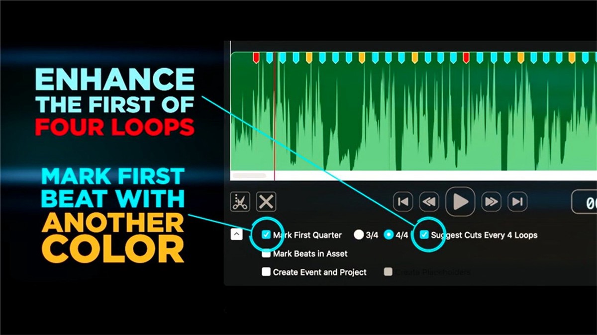 FCPX插件：智能音频音效节拍卡点自动标记工具BeatMark 2 汉化版 支持M1/2/3芯片 , 第2张