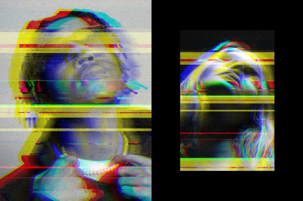 90年代信号故障毛刺屏幕像素照片效果PSD特效样机 Offset Print Glitching Photo Effect 插件预设 第2张