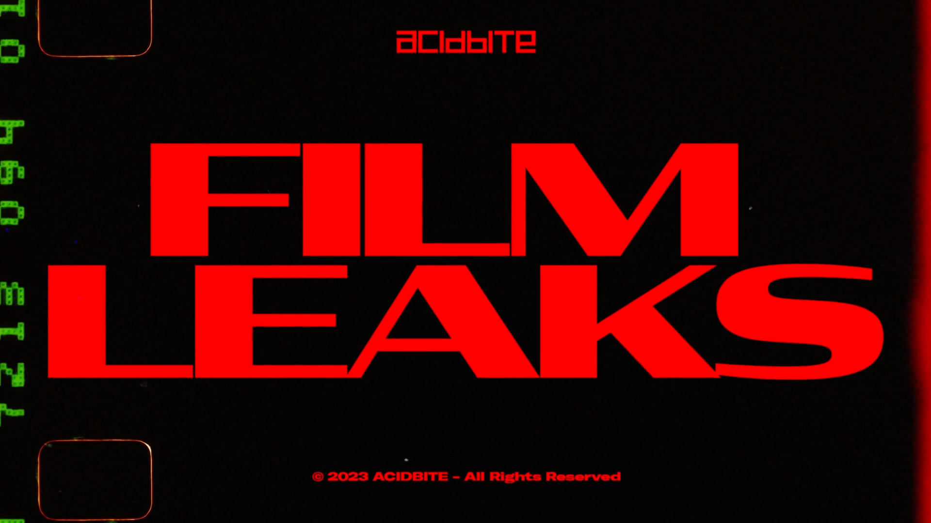 Acidbite - Film Leaks 34种4K高质量16MM胶片漏光划痕穿孔颗粒粗糙感纹理转场过渡视频效果叠加素材+SFX音效 影视音频 第9张