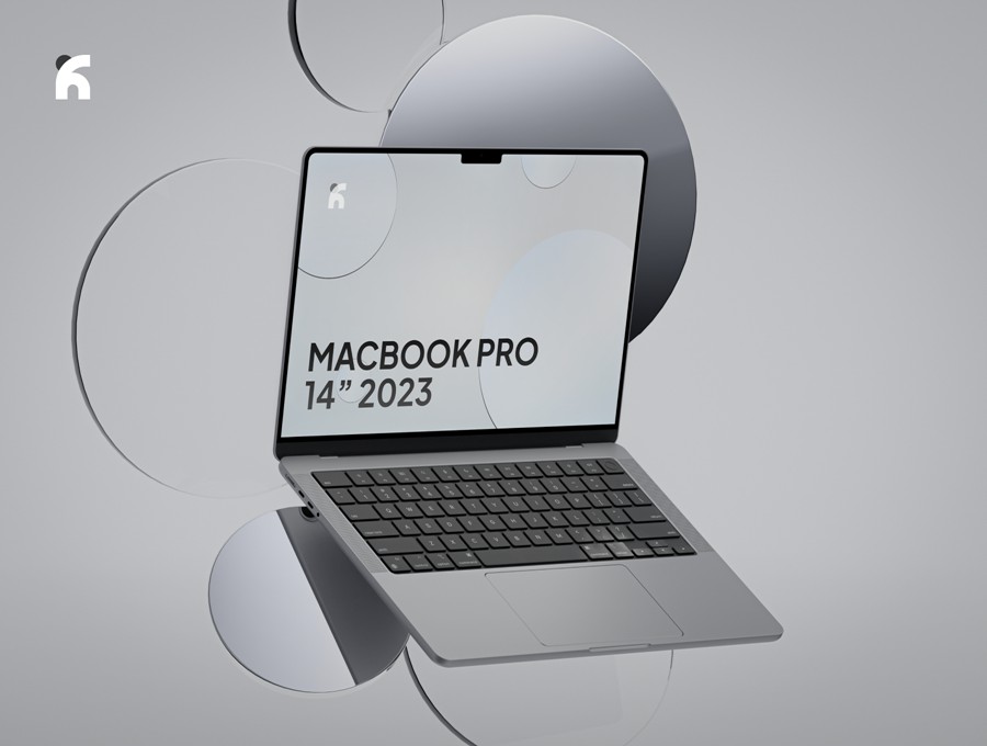 高级灰背景网站web ui设计Ps展示效果图苹果MacBook Pro笔记本电脑贴图样机 Blinc – Macbook Pro Gray Mockups 样机素材 第2张