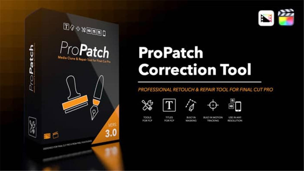 FCPX插件：ProPatch 3.0 专业级瑕疵清理擦除修补移除替换克隆工具 , 第1张