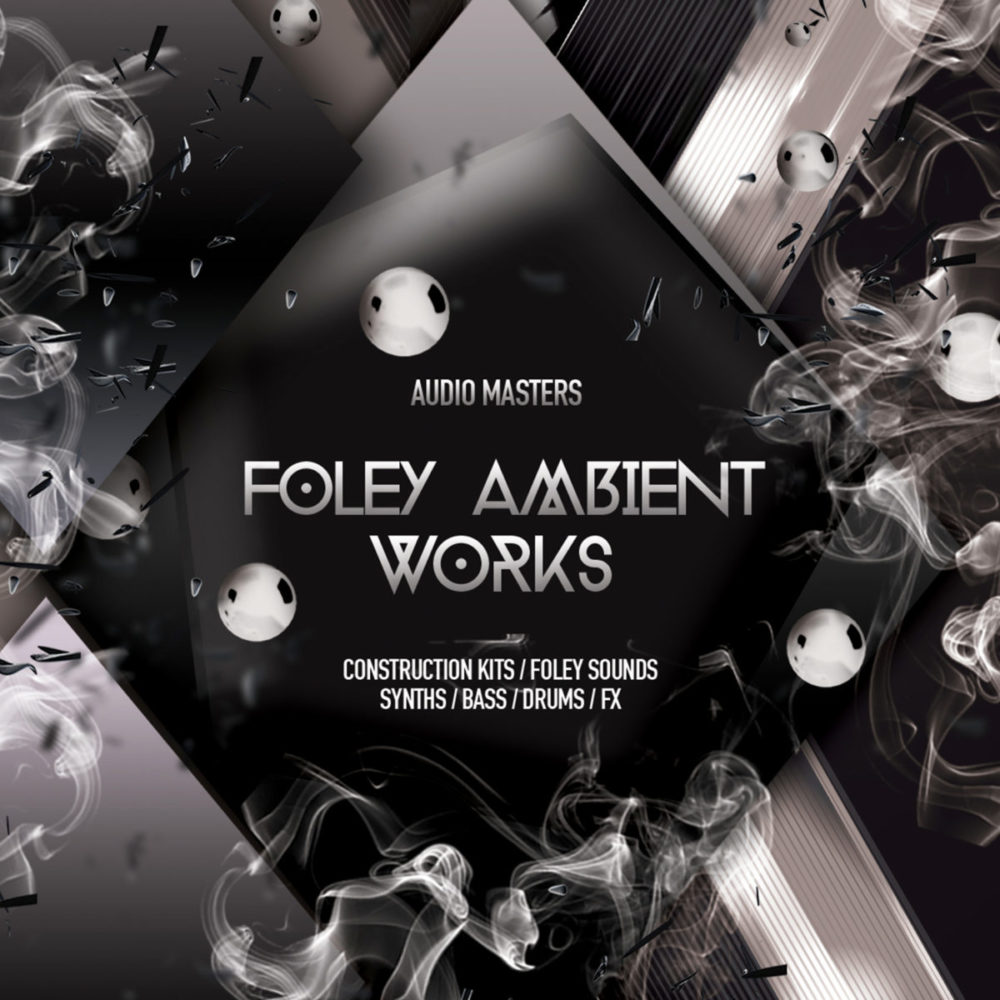 玻璃破碎砸碎嘶吼尖叫电钻震动施工环境无损音效素材包 Pulsed Records – Foley Ambient Works (WAV) , 第1张