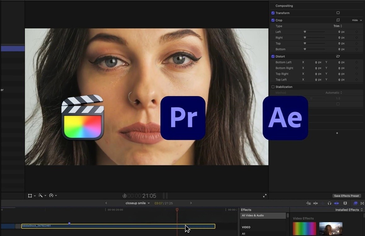 AE/PR/FCPX插件：人脸局部五官美化磨皮跟踪效果工具 Fresh Face , 第2张