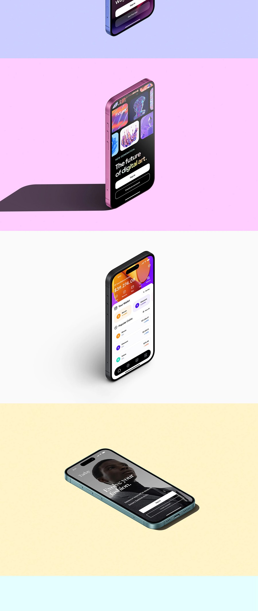 24款苹果iPhone 16手机UI界面设计展示效果图PS贴图样机模板素材 iPhone 16 – 24 Mockups Scenes , 第16张