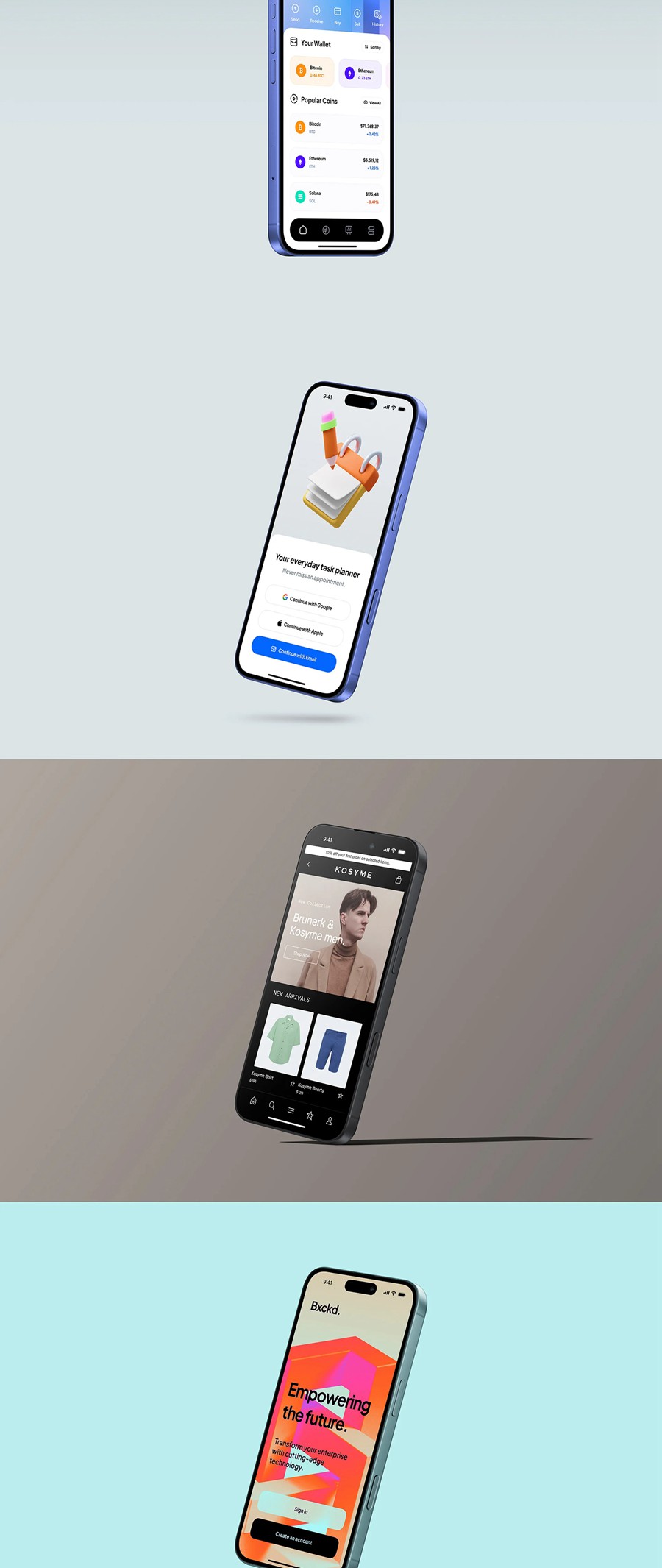 24款苹果iPhone 16手机UI界面设计展示效果图PS贴图样机模板素材 iPhone 16 – 24 Mockups Scenes , 第19张