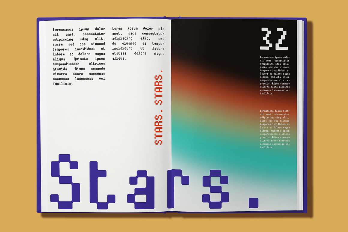 时尚怀旧品牌海报游戏设计装饰英文字体安装包 Strive Mono – Monospaced Font , 第5张