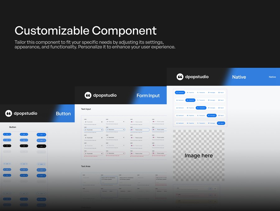 120+屏双配色项目任务管理代办事务软件APP UI界面设计Figma模板套件 TaskTonic UI Kit – Task Management Dashboard UI KIT , 第6张