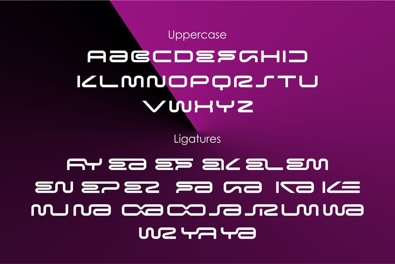 现代未来电竞品牌海报徽标设计无衬线英文字体安装包 Spectrum Modern Futuristic Expanded Sporty Font , 第10张