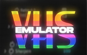 复古怀旧VHS氛围仿真模拟画面闪烁线条扭曲电视干扰效果AE/PR模板 Emulator for AE and Premiere Pro