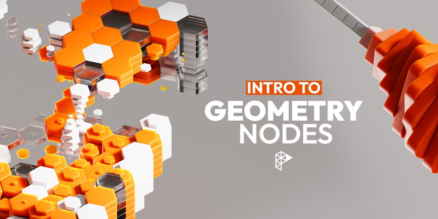 Blender全面介绍几何节点视觉动态新手入门基础教程 中文字幕 Intro To Geometry Nodes , 第1张